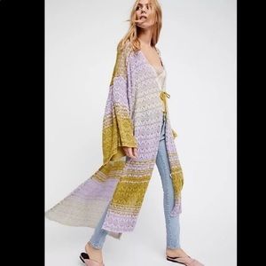 Ankle length long sweater
